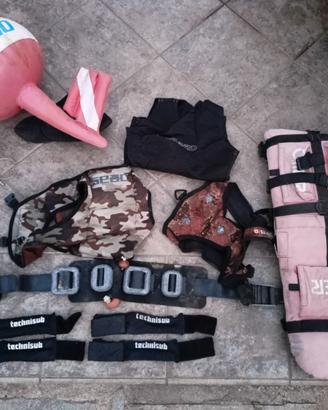 Set completo pesca sub