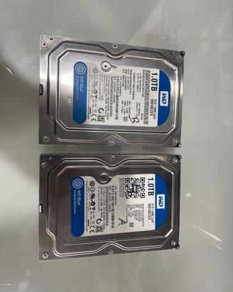 2 Hard Disk 1 TB WD 7200 rpm – SMART OK