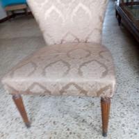 SEDIE VINTAGE IN TESSUTO PER CAMERA O INGRESSO