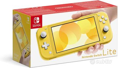 Nintendo switch lite gialla + cover pokémon