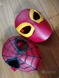 maschera spiderman e Iron man