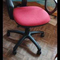 Sedia da ufficio rossa