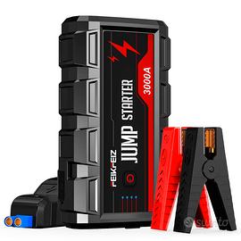 FEIKFEIZ Avviatore Batteria Auto, 3000A 24800mAh A