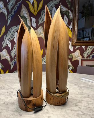 Coppia lampade etniche
