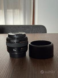 Obbiettivo Canon 1.4
