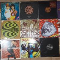 Blocco 15 dischi dance commerciale anni 90