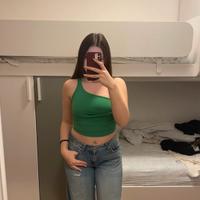 top verde zara