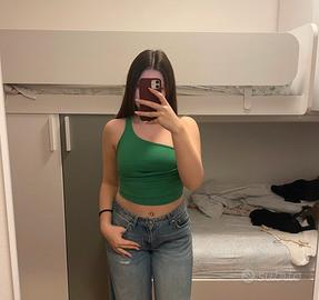 top verde zara