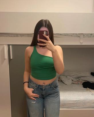 top verde zara
