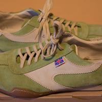 Scarpe pelle verdi tg 44