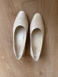 Scarpe da sposa bianco perla n.41