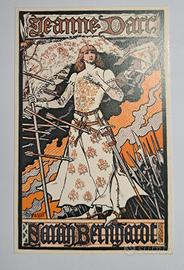 Cartolina Manifesto Giovanna d'Arco