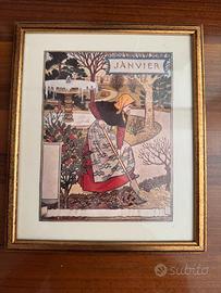 12 quadretti Eugène Grasset “La Belle Jardinière”