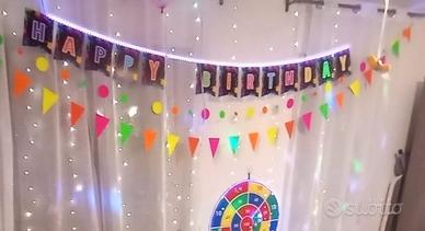 luci per la festa di compleanno lampadina decor