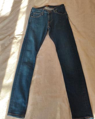 Jeans Skinny LEE Malone uomo blu taglia 42