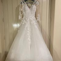 Abito sposa pizzo francese