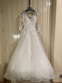 Abito sposa pizzo francese