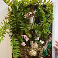 Quadro foresta in 3d