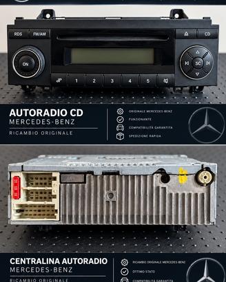 AUTORADIO CD ORIGINALE MERCEDES-BENZ