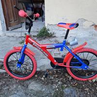 Bicicletta Spider Man per bambino