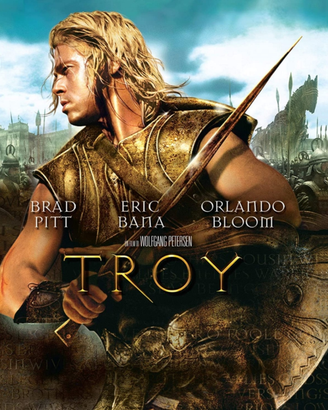 DVD Blu-ray TROY con Brad Pitt