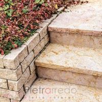 Bordure per aiuole in marmo giallo