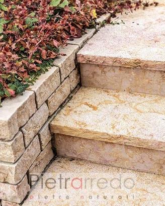 Bordure per aiuole in marmo giallo
