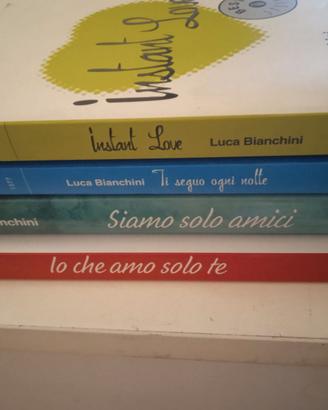 set 4 libri luca bianchini - instant love, solo te