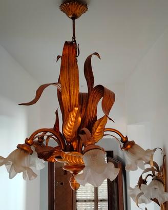 Vintage: Lampadario + 2 Applique