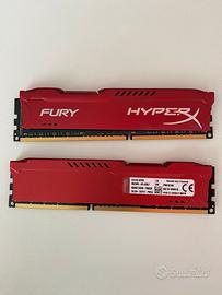 Banco RAM 2x8gb Fury