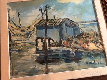 2 Quadri antichi dipinti ad olio, Cimatti