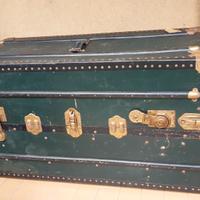 Baule armadio antico da viaggio