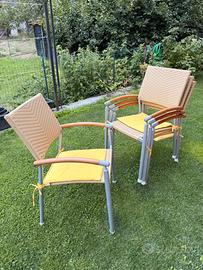 4 sedie da giardino