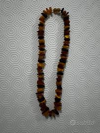Collana in vera Ambra Baltica naturale