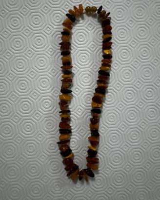 Collana in vera Ambra Baltica naturale