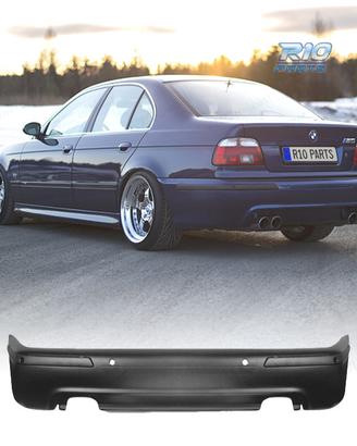 PARAURTI POSTERIORE BMW E39 LOOK M5 PDC DOPPIA USC