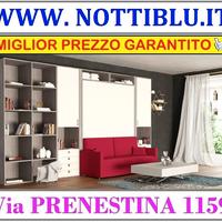 Letto a Scomparsa SOFA’ 2 piazze MATERASSO OMAGGIO