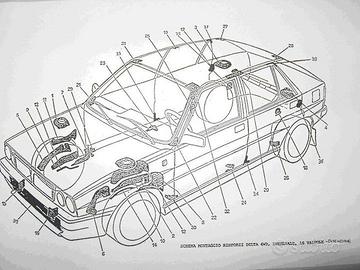 rinforzi scocca light - lancia delta integrale