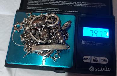 lotto gioelli argento 800/925