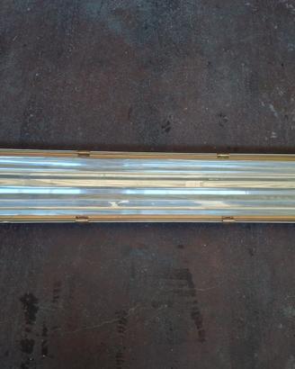 Plafoniere neon 2x tubo industriali (18 pezzi)