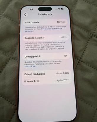 Iphone 17 pro max arancione