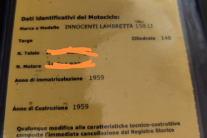 Lambretta innocente del 1959