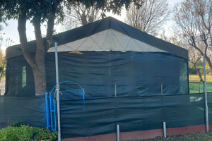 Roulotte e copertura comacchio