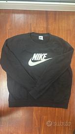 Nike felpa girocollo nera Big Logo Futura – L