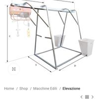 cavalletto paranco per edilizia 