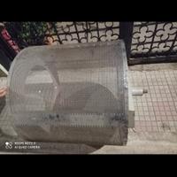 cuoci castagne inox  da girarrosto 