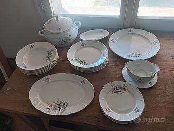 servizio vintage di piatti TK Thun Czechoslovakia 
