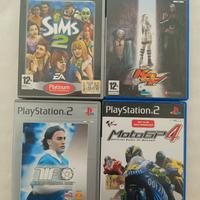 Giochi originali +Custodia n.4 unita' Sony PS2