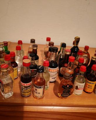 mini bottiglie liquori 