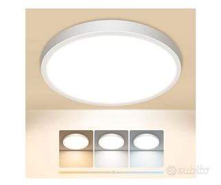 Plafoniera LED Soffitto, 3000K/4000K/6500K IP44 Im